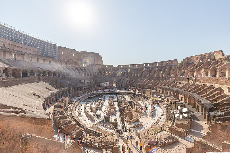 罗马斗兽场内部图片素材