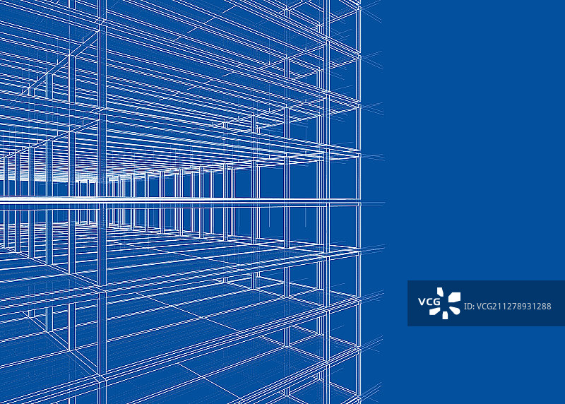 施工中的房屋图纸图片素材