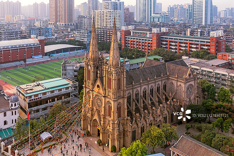 广州石室圣心大教堂图片素材