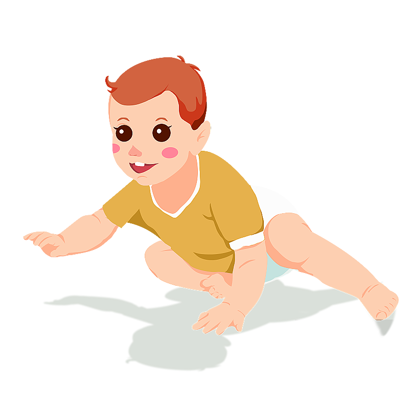 母婴婴儿可爱宝宝元素PNG图片素材