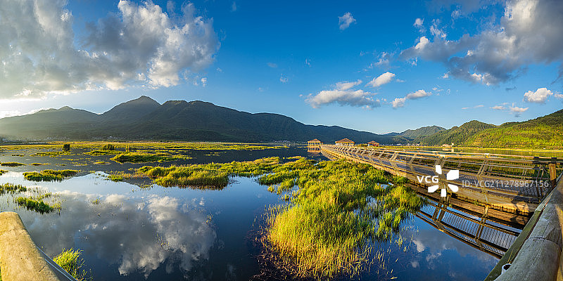 云南腾冲北海湿地图片素材