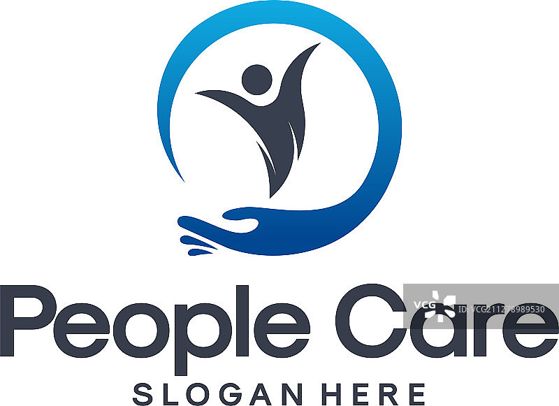 关爱互助公益标志设计图片素材