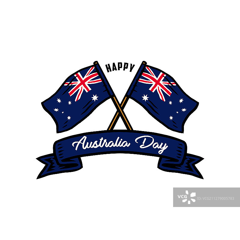 澳大利亚国庆日快乐图片素材