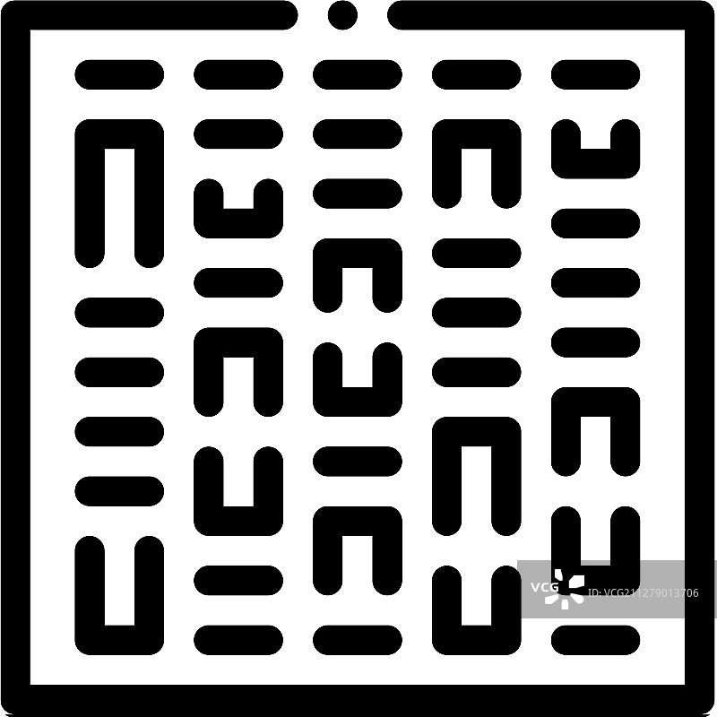 亲子关系基因测试图标轮廓图片素材