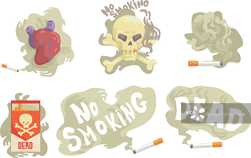 吸烟的危害图片素材