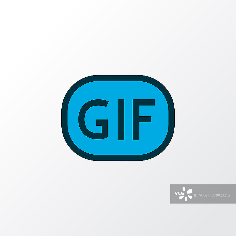 GIF贴纸图标彩色线条符号溢价图片素材