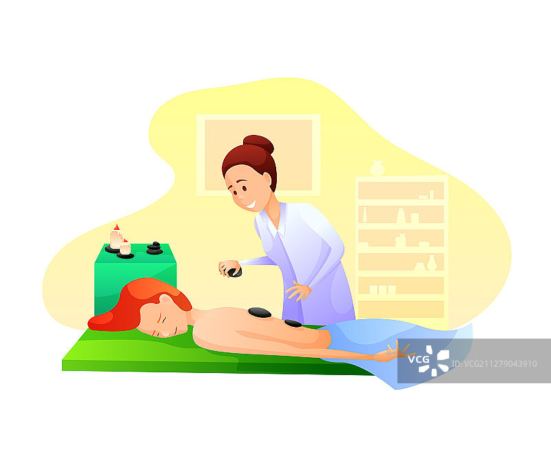 石头按摩图片素材