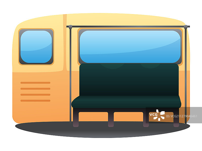 空地铁地铁卡通内饰图片素材