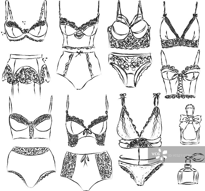 内衣元素素材图片素材
