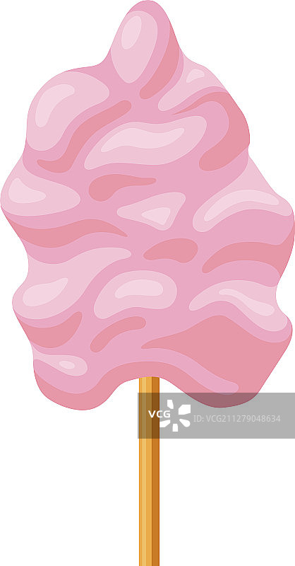 棉花糖图标，美味粉色棒棒糖图片素材