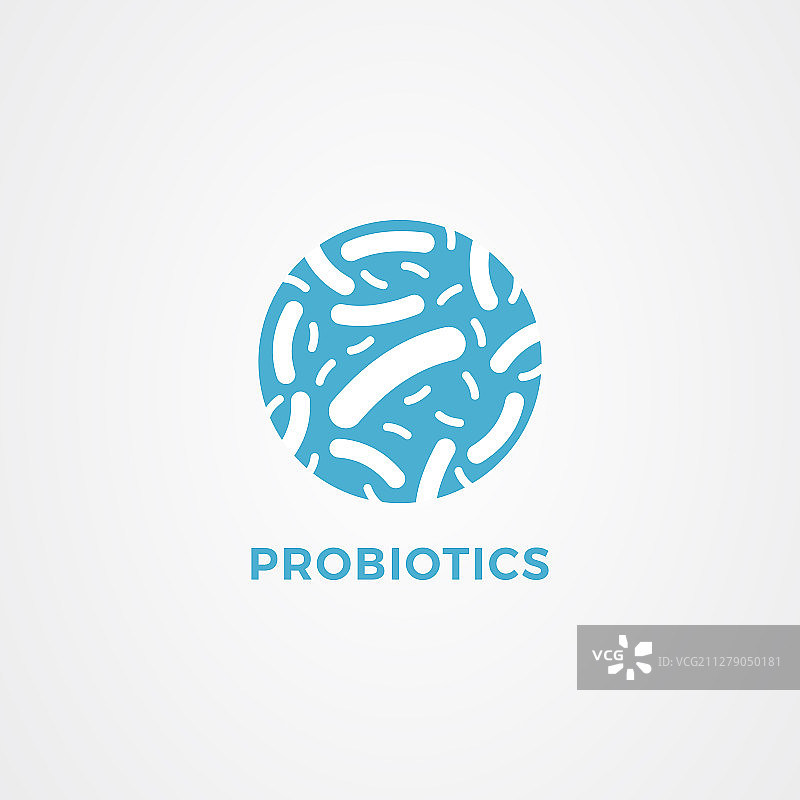 益生菌乳酸菌标志图标图片素材