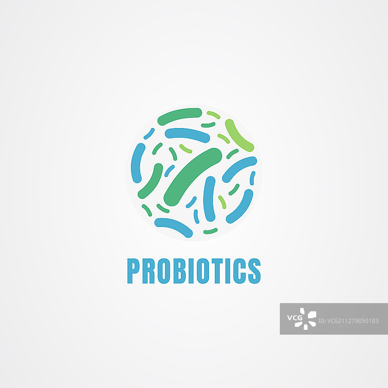 益生菌乳酸菌标志图标图片素材