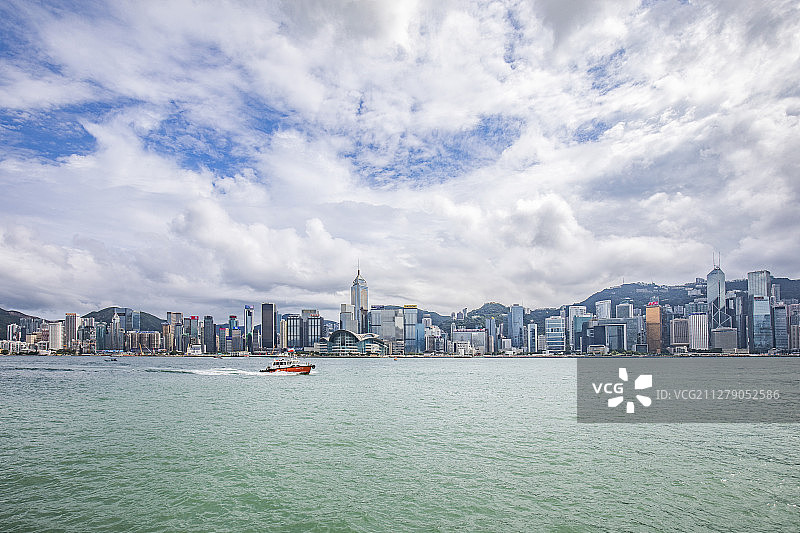 香港维多利亚港风光图片素材