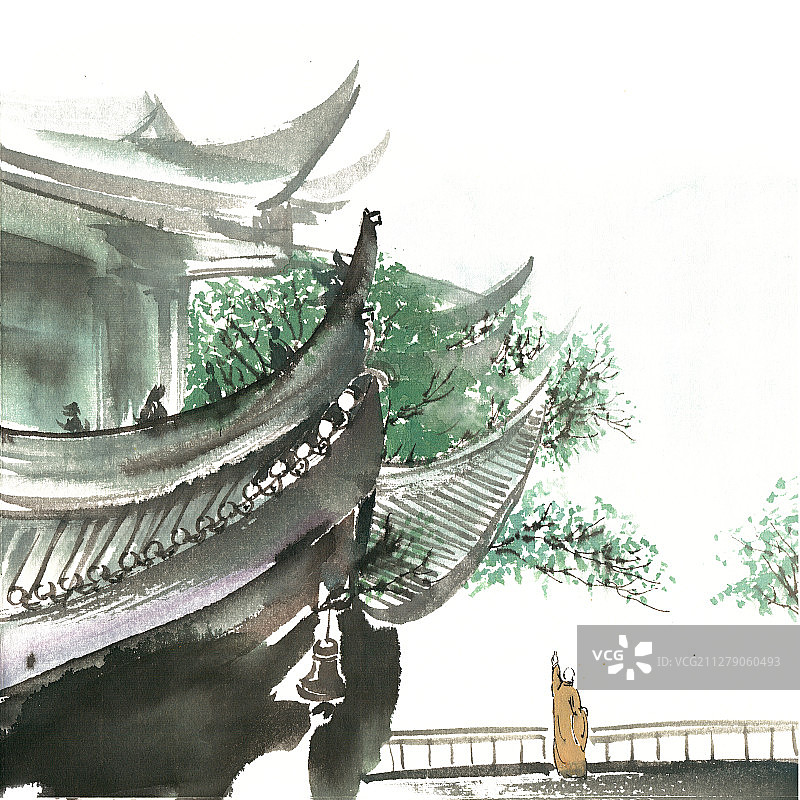 寺庙风景图片素材