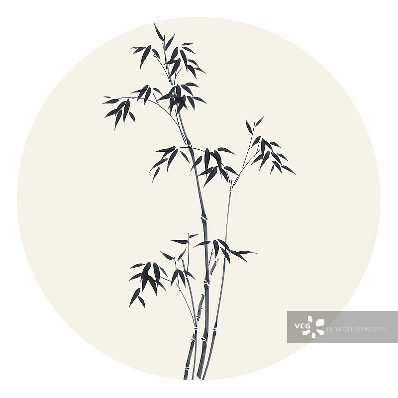 水彩花草插画 栀子图片素材