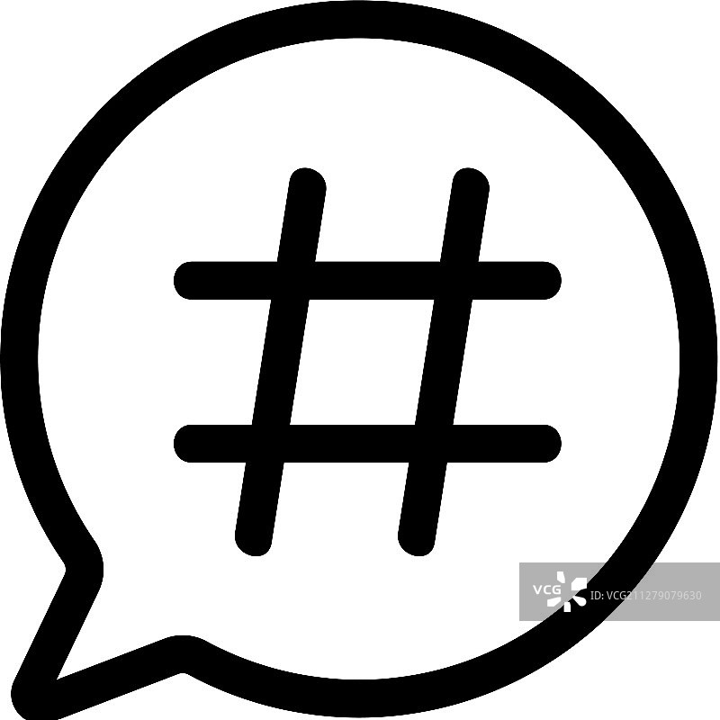 隔离轮廓符号的标签图标图片素材