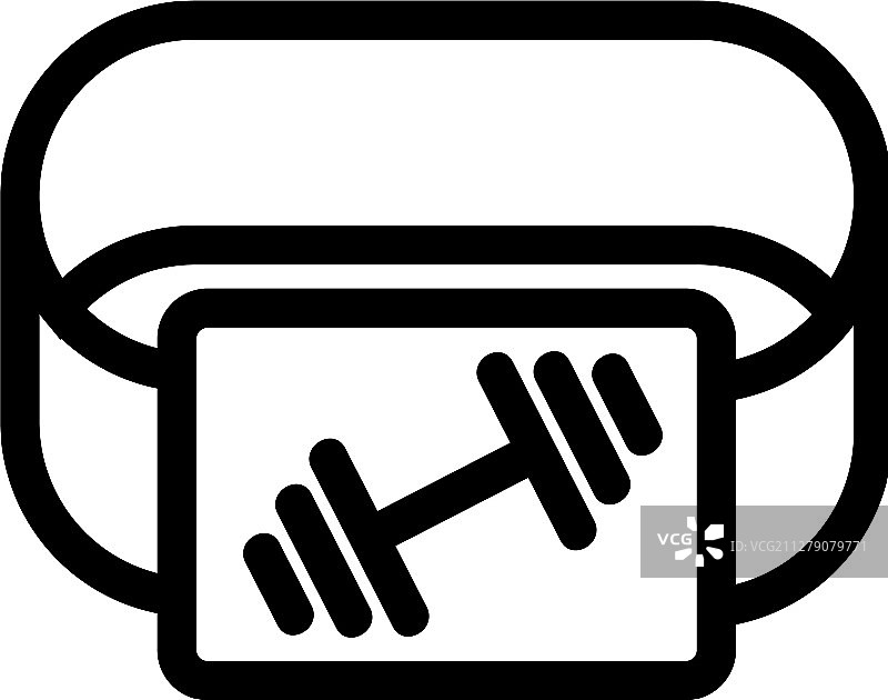 智能手表轮廓图标图片素材