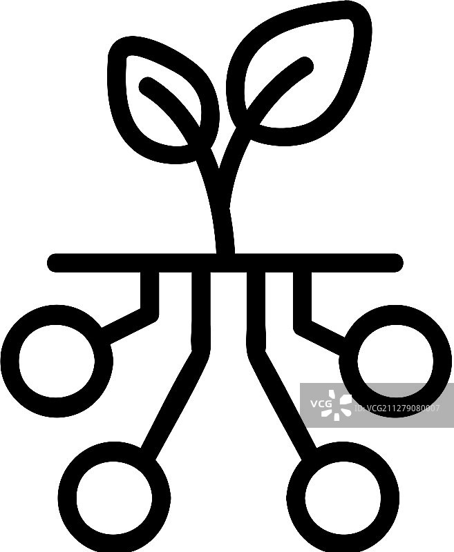 智能农场图标隔离轮廓符号图片素材