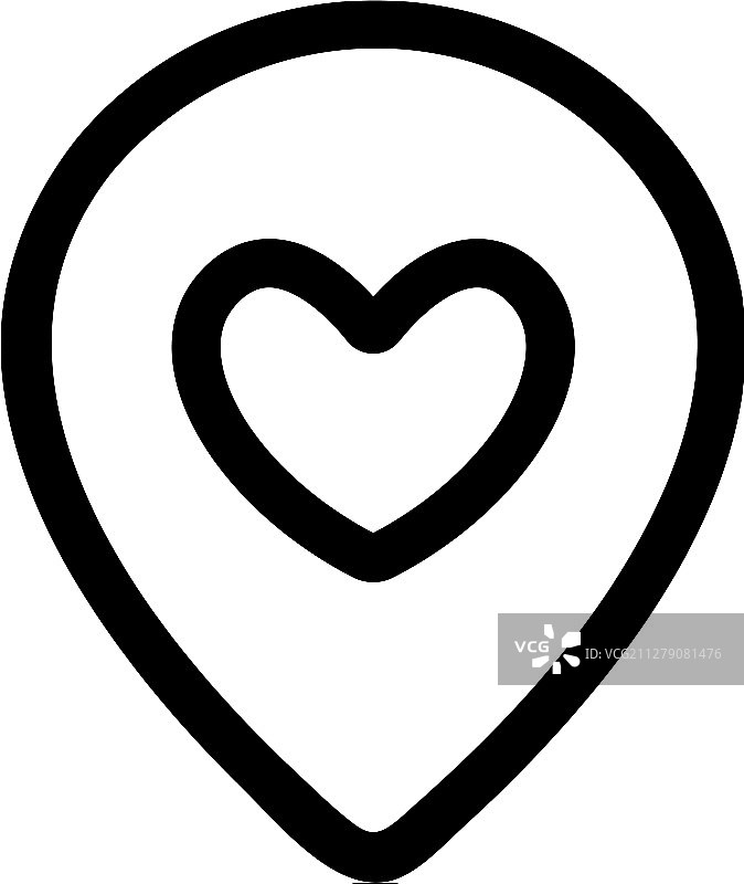 情侣相遇地点图标图片素材