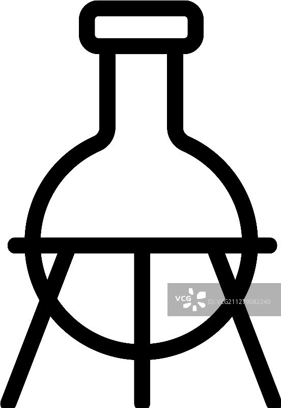 隔离的试管架图标图片素材