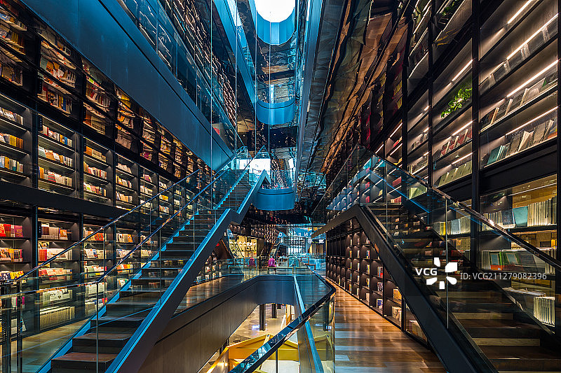 西安网红书店二-10图片素材