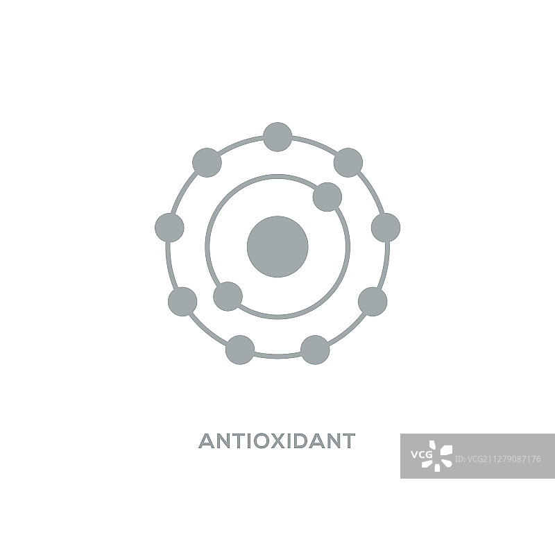 抗氧化剂图标：自由基氧化剂图片素材