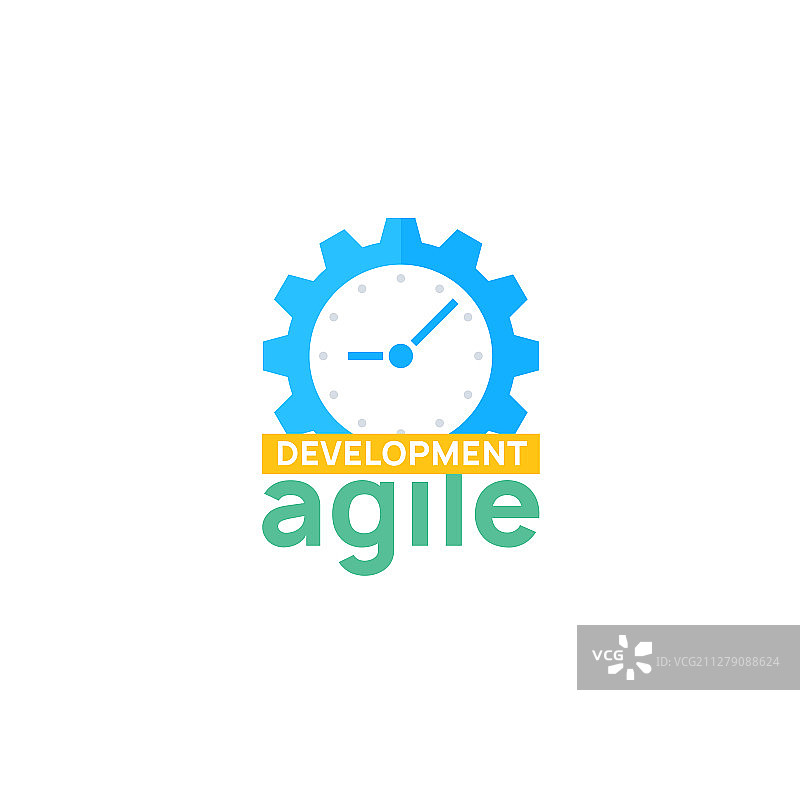 敏捷图标方法论Scrum开发图片素材