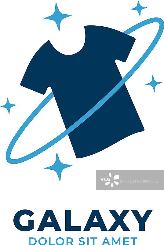 银河服装时尚简约Logo图标图片素材