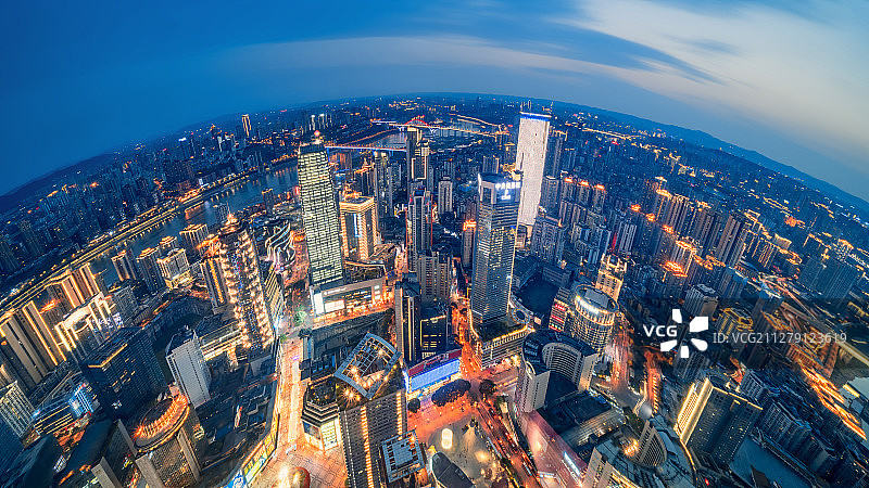 重庆天际线夜景图片素材
