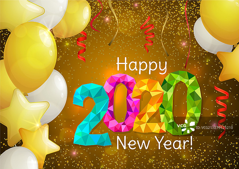 2020年新年快乐图片素材