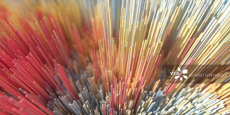 多彩粒子方块地形 三维渲染图片素材