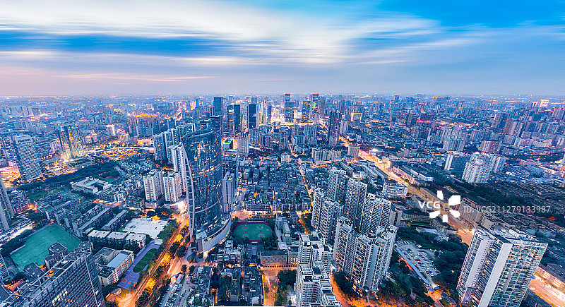 航拍成都图片素材