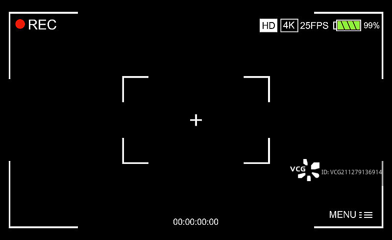 相机取景器对焦屏幕模板图片素材