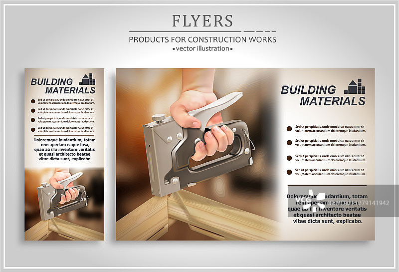 建筑概念宣传材料图片素材