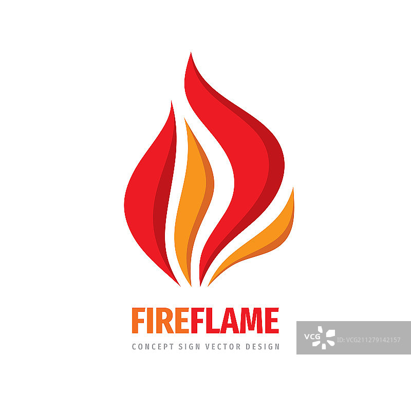 火焰标志设计图片素材