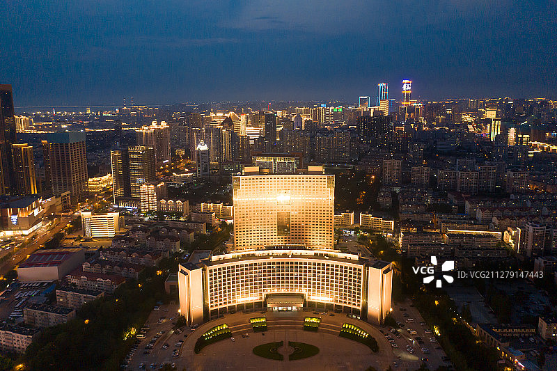 城市风光夜景图片素材