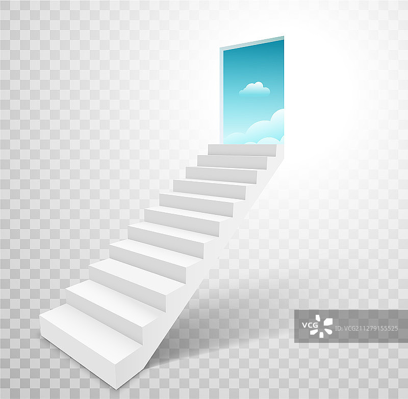 通往天堂之门的阶梯图片素材