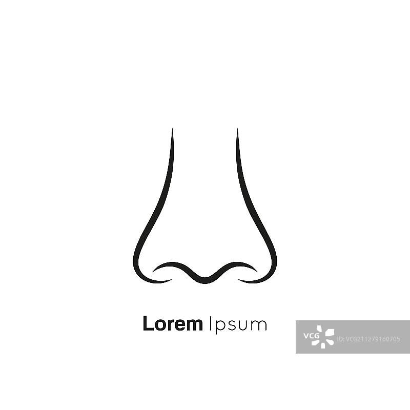 人鼻与鼻孔图片素材