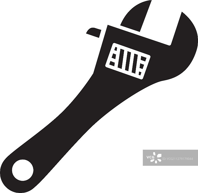 活动扳手字形图标图片素材