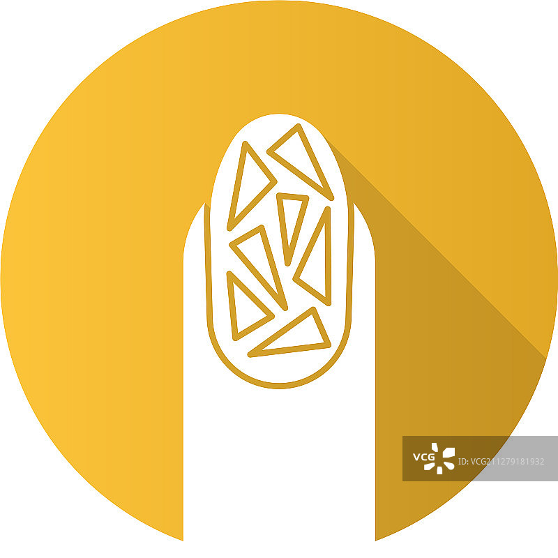 扁平风格长阴影标志符号轮廓图片素材