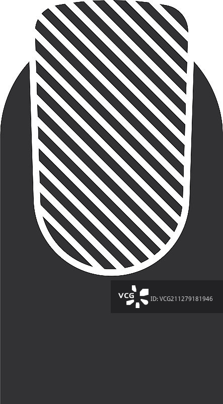 哑光指甲油字形图标图片素材