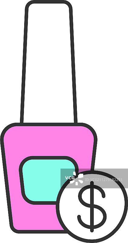 指甲油价格颜色图标图片素材