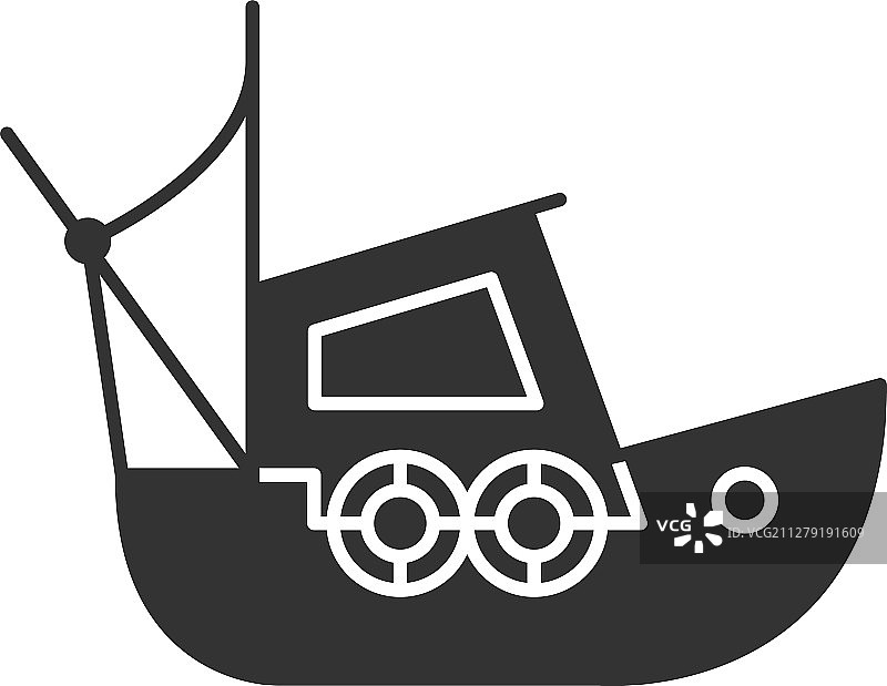 渔船标志符号图标图片素材