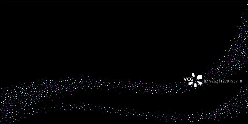 彩虹般闪亮的长方形五彩纸屑图片素材