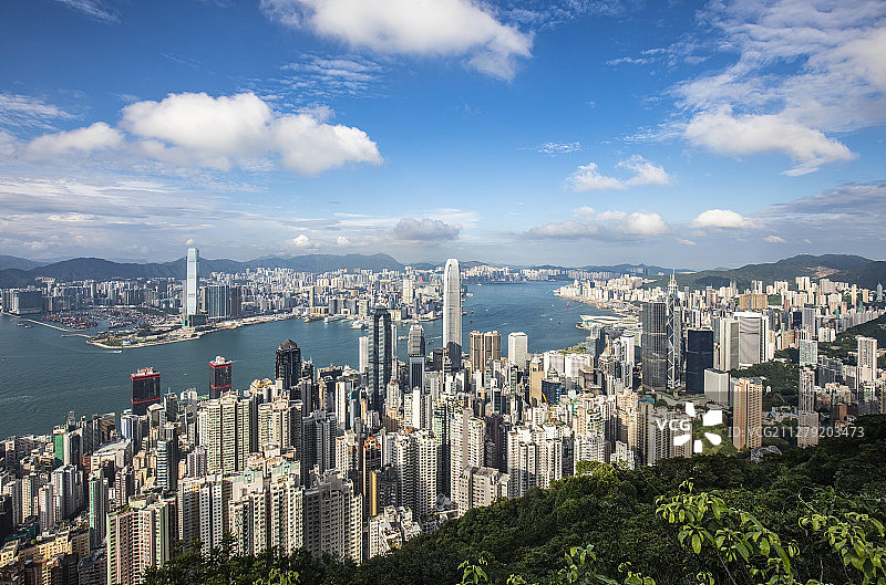 香港城市全景图片素材