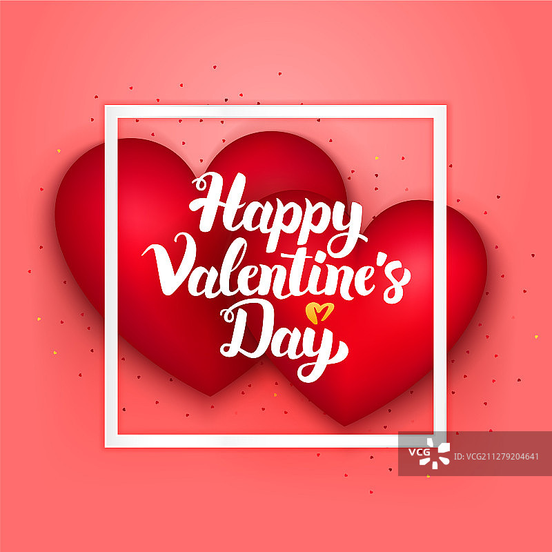 粉色情人节卡片图片素材