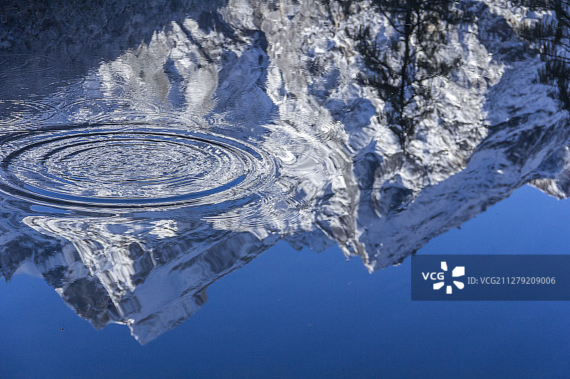 四川理县毕棚沟雪山风光图片素材