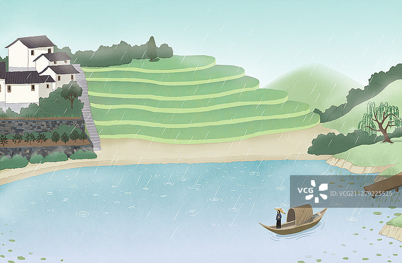 谷雨图片素材