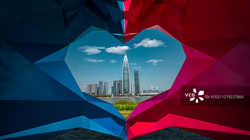 深圳人才公园内网红打卡点图片素材