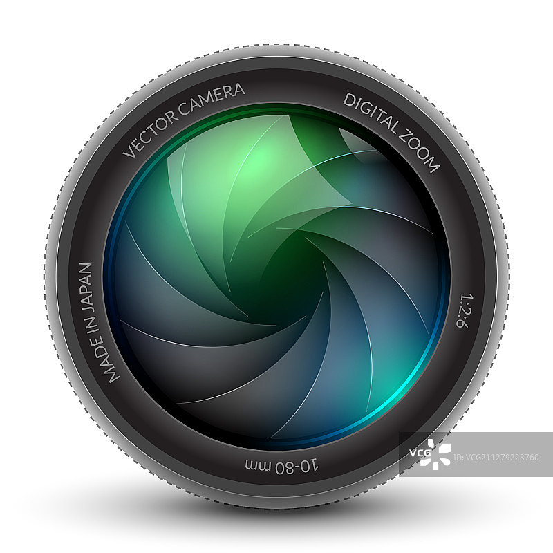 相机快门照片对焦隔离镜头设计图片素材
